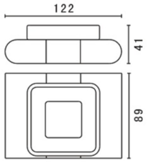 Мыльница Art&Max Platino AM-E-3999-MB чёрный